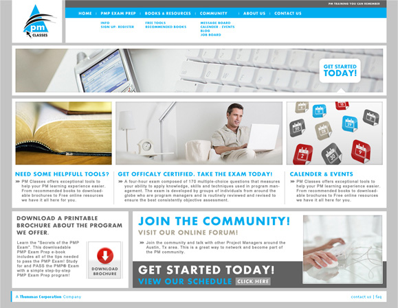 completed Fully Custom Website-Pmclasses.com